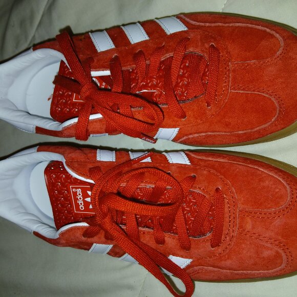 Adidas Gazelle Mens 6/Women's 8 Red Sneakers - Lightly Worn, Excellent Condition - Picture 5 of 6